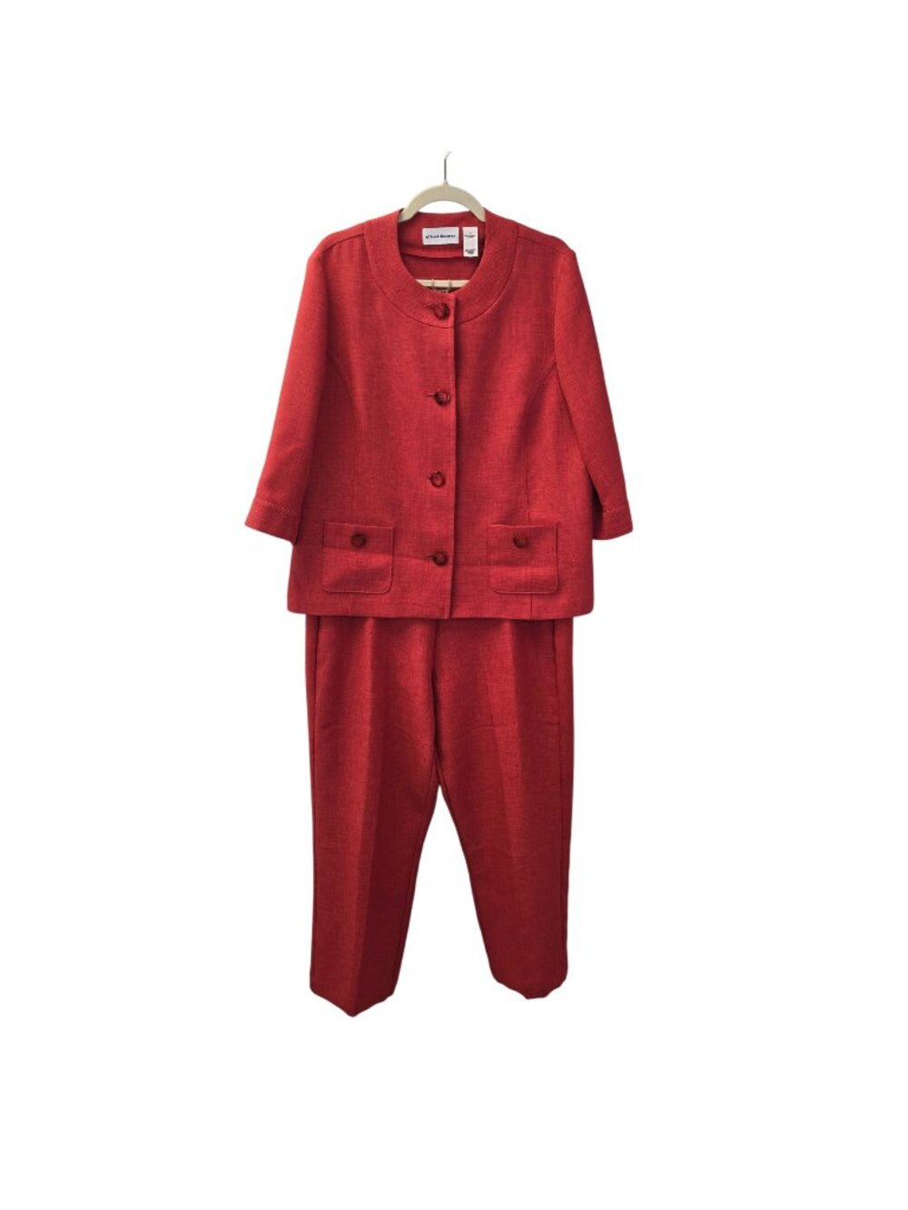Alfred Dunner Vintage Two Piece Pant Suit Size 14
